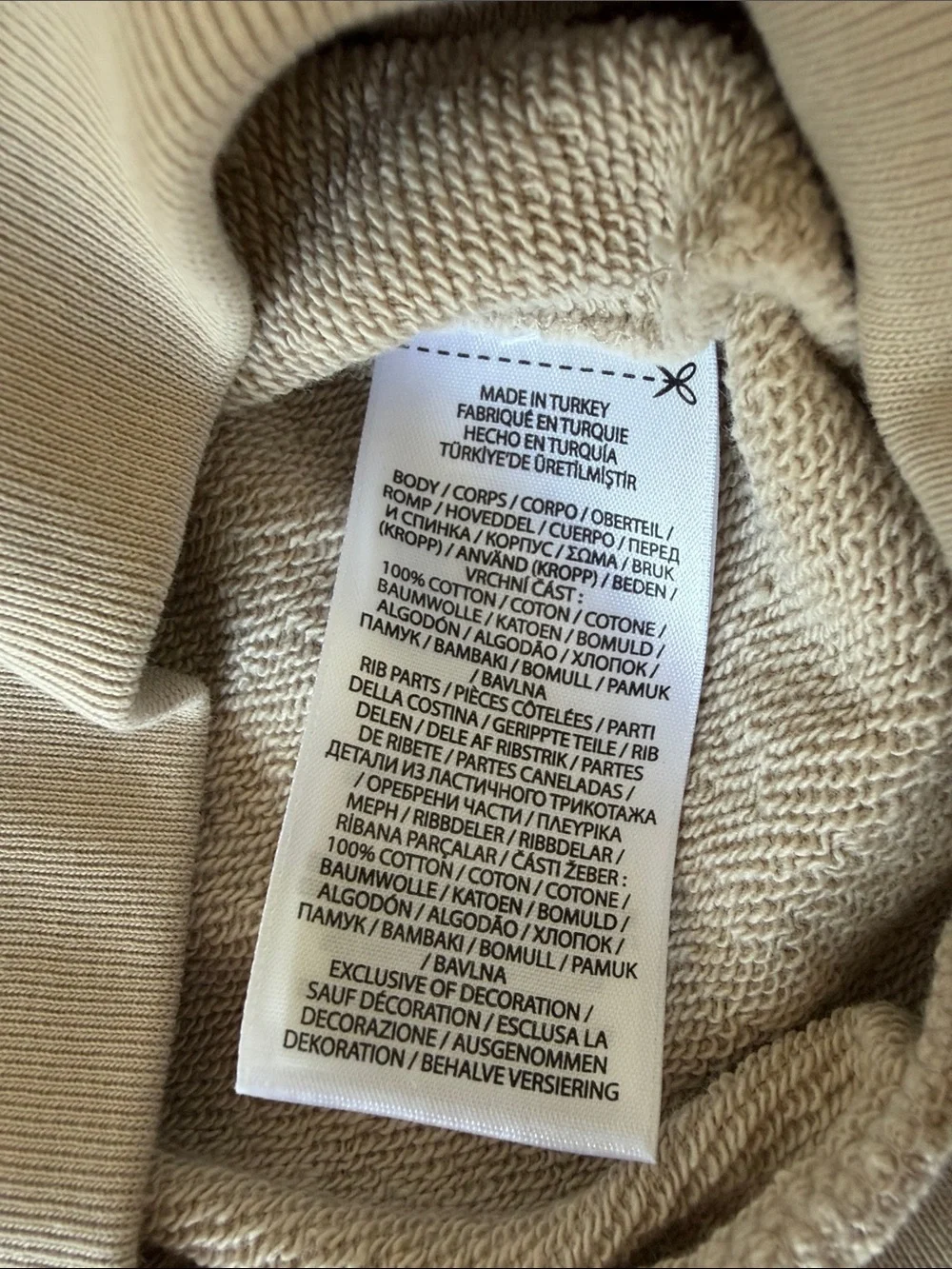 Polo by Ralph Lauren Neutral Cream Crewneck Sweatshirt